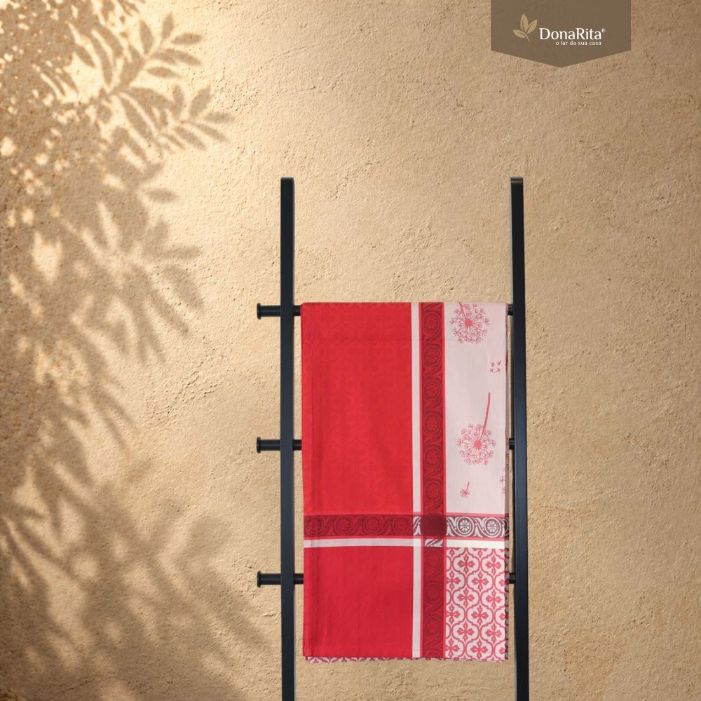 Toalha de Mesa Dandelion Vermelho Fateba