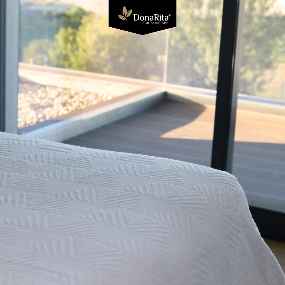 Colcha Cinza Claro Piubelle