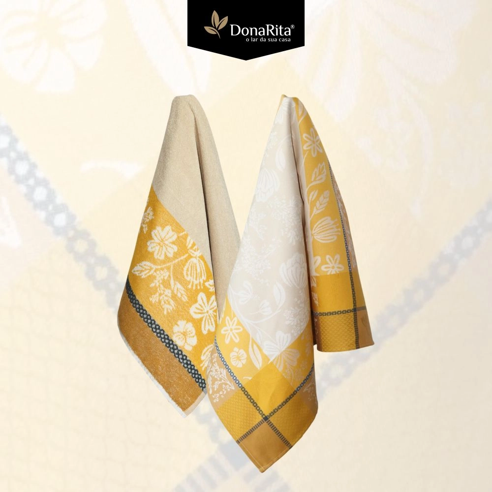 Panos de Cozinha Girassol Campestre