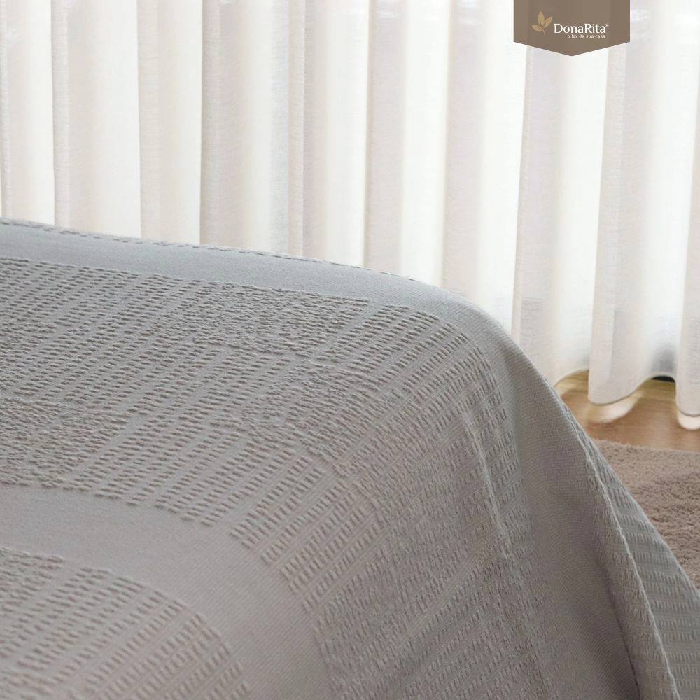 Colcha Taupe Piubelle