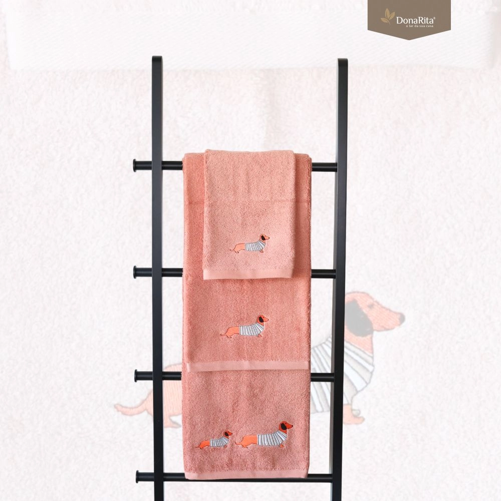 Jogo de Banho Blush Piubelle